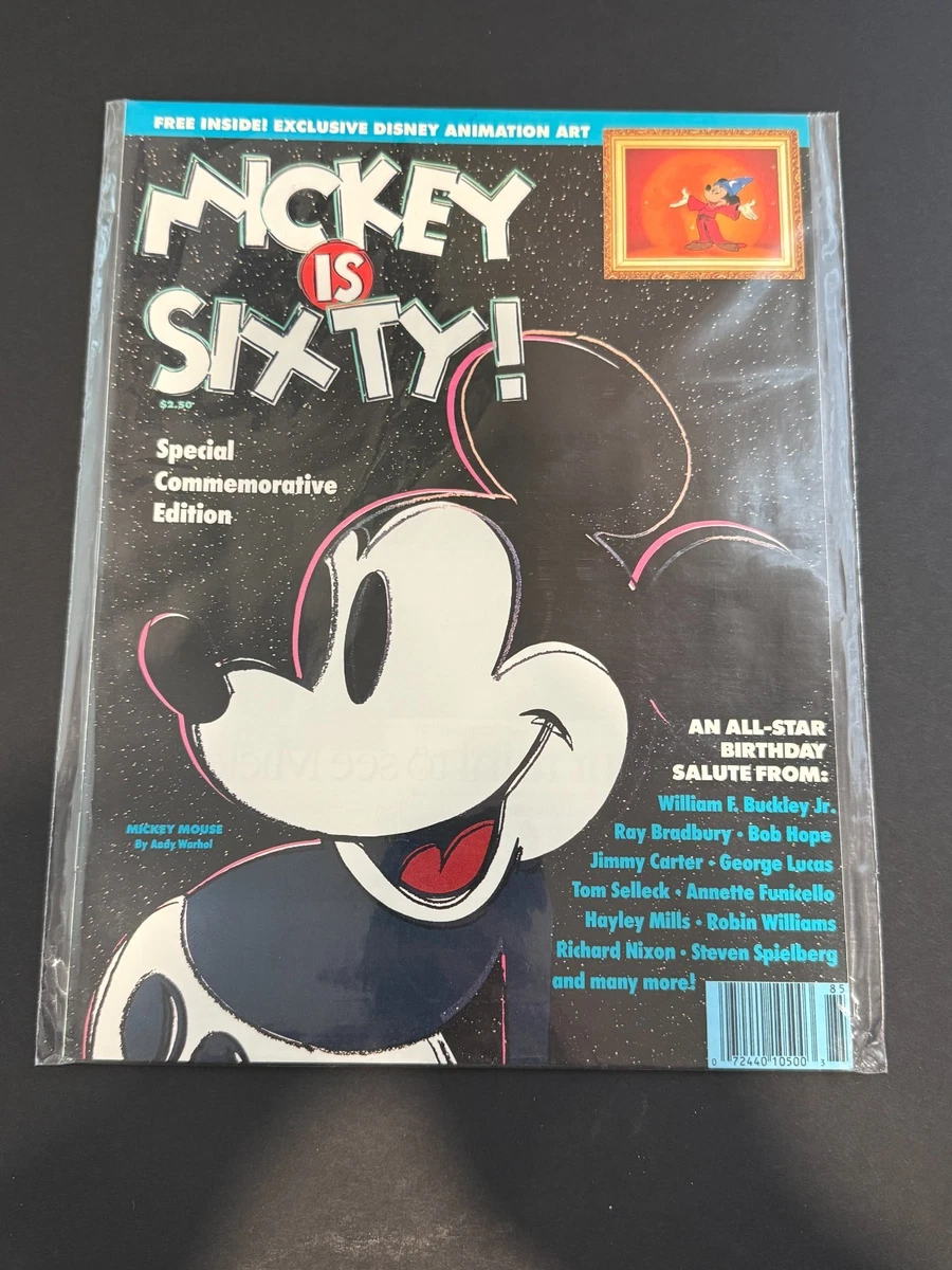 Mickey Is Sixty Magazine 1988 Commemorative Edition EX No Ml