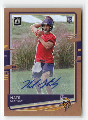 #ad #ad NATE STANLEY #150 RC 2020 PANINI OPTIC VIKINGS BRONZE AUTO $7.12