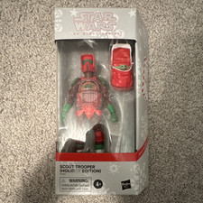 Hasbro Star Wars Black Series Scout Trooper Holiday Edition Action Figure