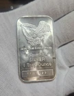 1986 Engelhard Commercial 1 Troy oz .999+ Fine Silver Bar~Eagle Logo #FT Prefix~