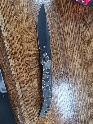 Keanison Fido Folding Knife M390 Steel Blade Carbon Fiber Handle