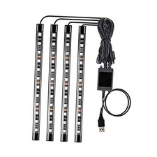 Led Interior Car Lights, Controller Led Lights for Cars, Multicolor Music