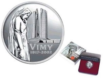 2002 5-Cent Canada Vimy Ridge Coin