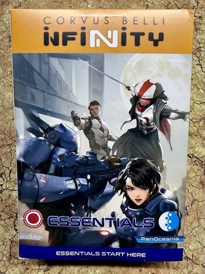 Corvus Belli Infinity Essentials JSA vs PanOceania Start Here Miniature Box NIB