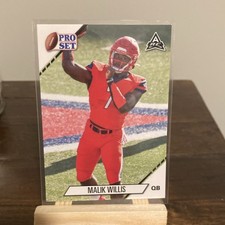 Leaf 2021 Pro Set College Malik Willis #07 Liberty Flames Rookie Football Card