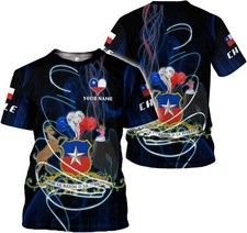 Personalized Name Chile Shirts for Men and Women, Chile Chilean Flag Pride Gift