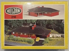 NEW! Suburban Home - HO 1:87 Heljan 218 Building Kit - American Ranch House