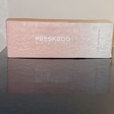PRESKBOO Gesichtshaarentferner - 2 in 1 Nasen-, Lippen- und Kinntrimmer Rosa