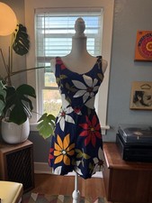 1960s Vintage Cutout Flower Power Romper Women  s Size Small