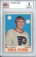 1970-71 O-Pee-Chee #195 Bobby Clarke Rookie RC Flyers BVG 3 Very Good Z971