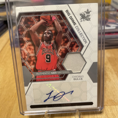 2006 Topps Big Game Collection Luol Deng Patch Auto 75/75