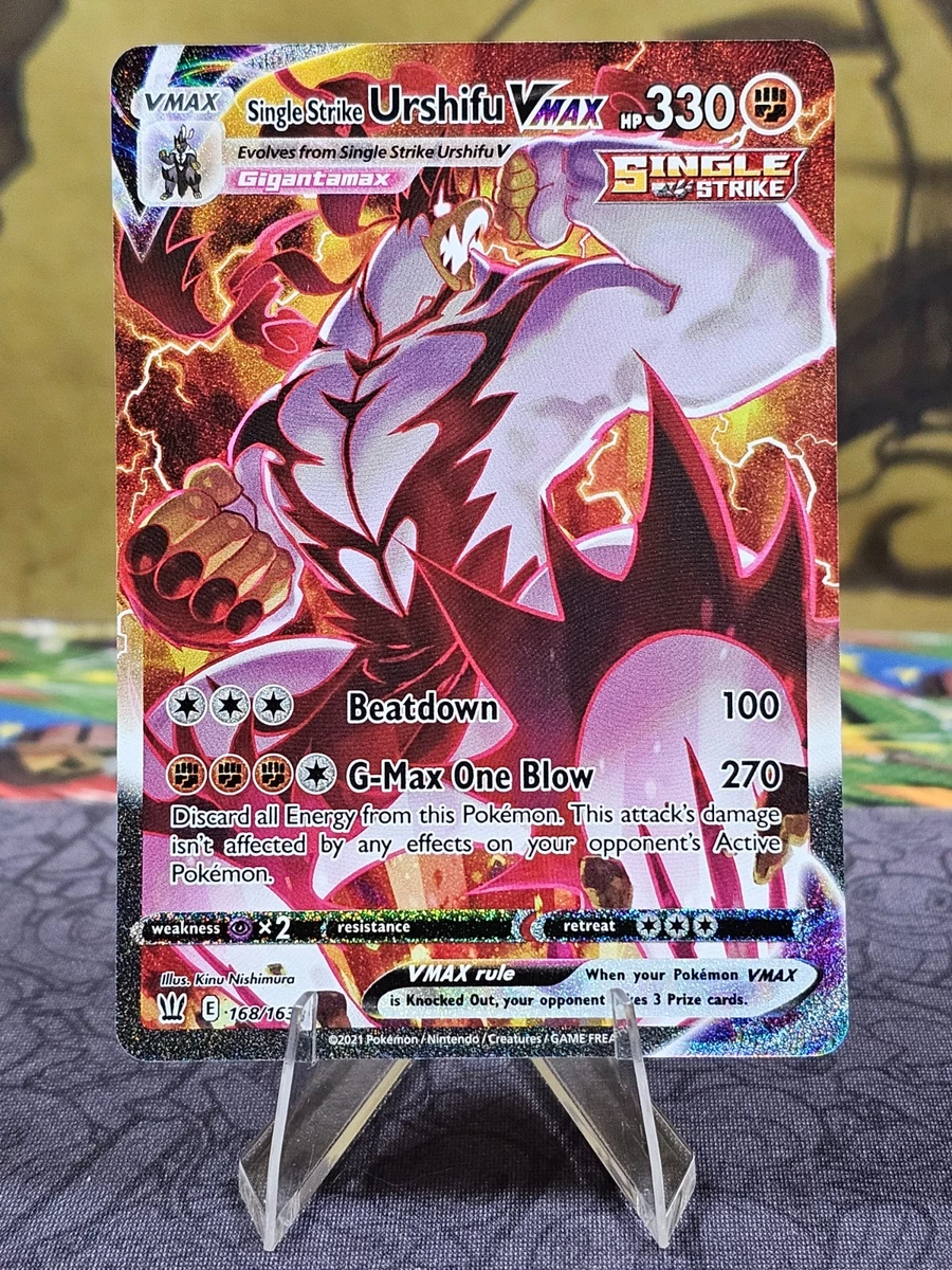 Single Strike Urshifu VMAX 168/163 Swsh05: Battle Styles for sale