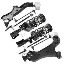 Front Struts Control Arms Sway Bar Tie Rods Kit for 2010 2011-2017 Chevy Equinox