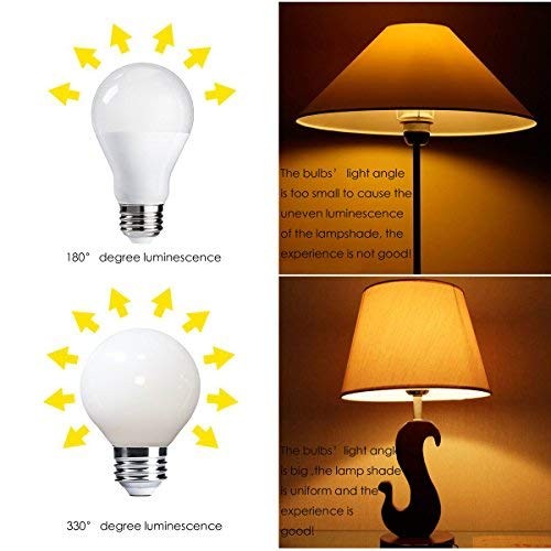 Vanity LED Light Bulbs 40 Watt for Vanity Mirror, G16.5 3.5W Globe LED Bulb, ... - Picture 2 of 6