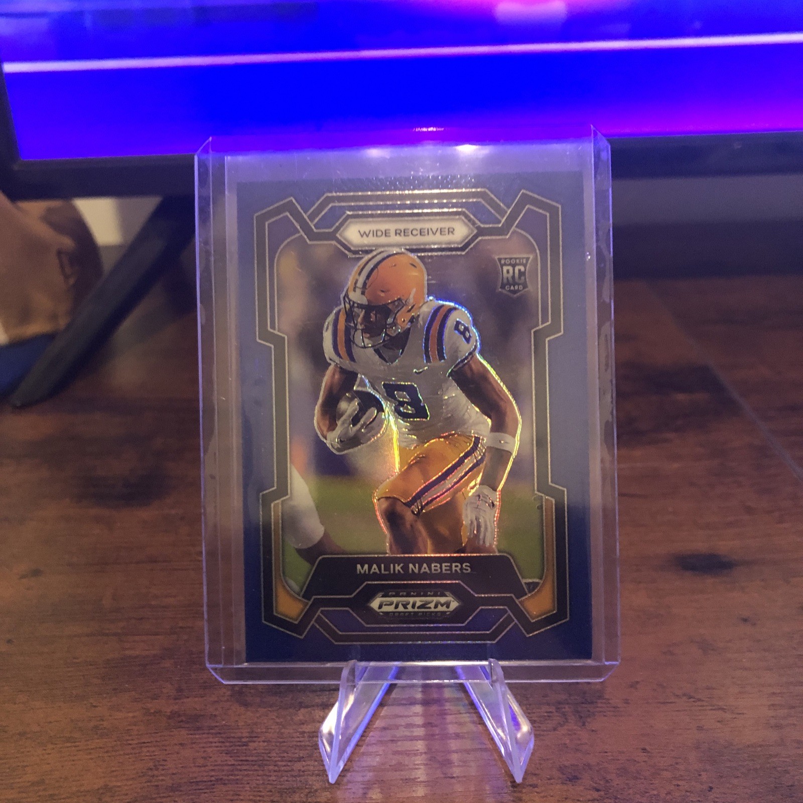 2024 Panini Prizm Draft Picks - Malik Nabers #109 Blue Prizm /199 (RC)