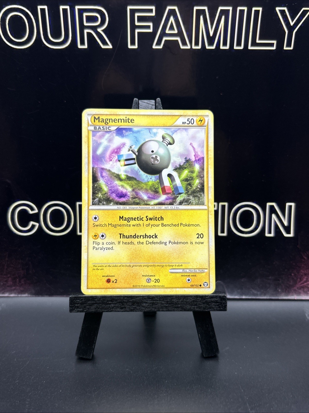 Magnemite 68/102 HGSS Triumphant Pokemon Card MP