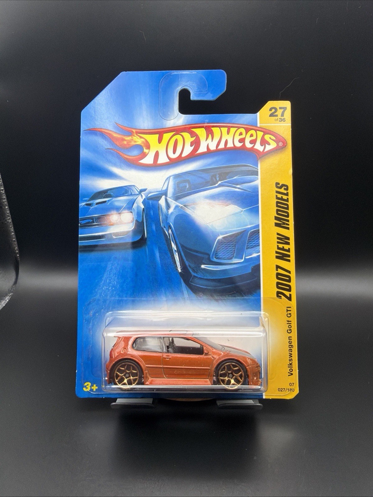 Hot Wheels  2007 New Models Vw Golf Gti Orange Kmart Exclusive 10/10 Condition