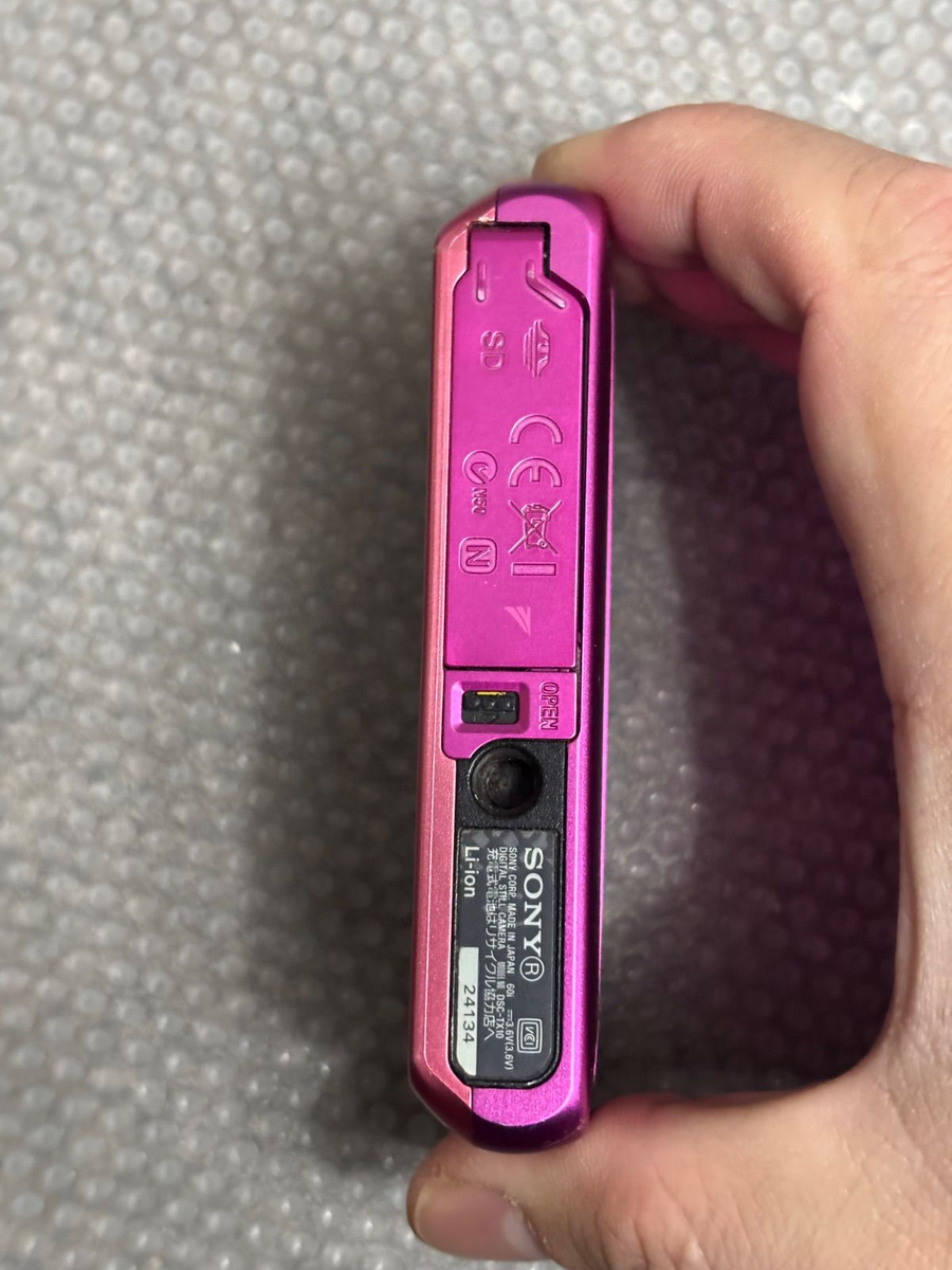 Sony Cyber shot DSC-TX10 16.2MP Pink Digital Camera only Japanese