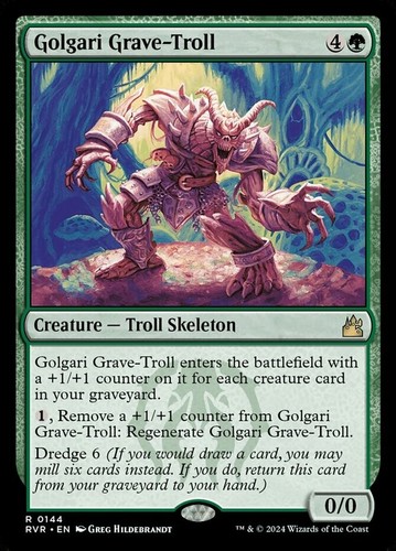 x1 Golgari Grave-Troll - Ravnica Remastered - Neuf - MTG