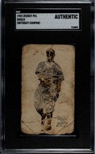 1922 ZEE-NUT AL GOULD NNO POOR ZEENUT SGC A BASEBALL SALT LAKE CITY BEES