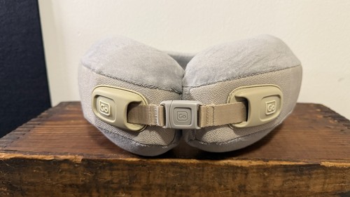 Go Travel Go Design Ultimate Memory Foam Travel Pillow - Grey and Cream