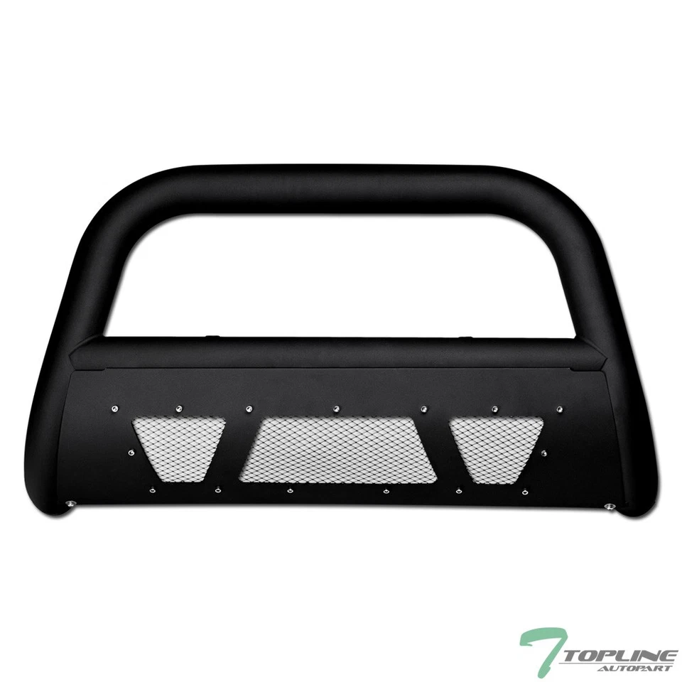 Topline For 2003-2008 Pilot/2006+ Ridgeline Studded Mesh Bull Bar - Matte Black Foto 3 de 4