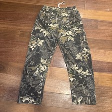 Vintage Mossy Oak Sweatpants Mens 2XL Camo Cargo Jerzees Outdoors Grunge USA Mad