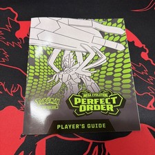Mega Evolution Perfect Order Player’s Guide Book Pokemon ETB Elite Trainer Box