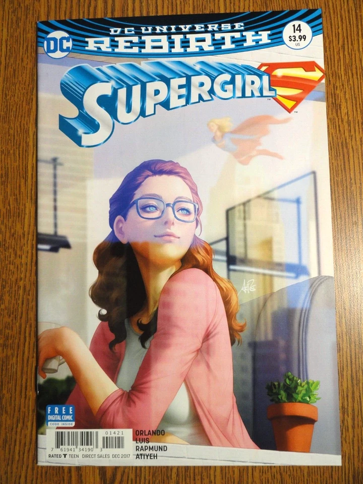 Supergirl #14 Stanley Argerm Lau Variant Cover NM- 1. Print Rebirth Superman DC - Bild 1 von 1