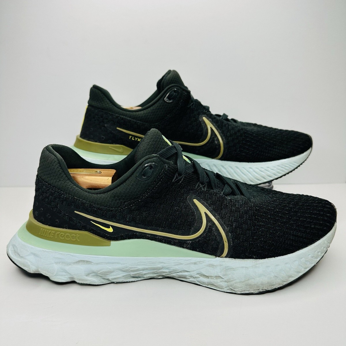 nike react infinity run flyknit night forest