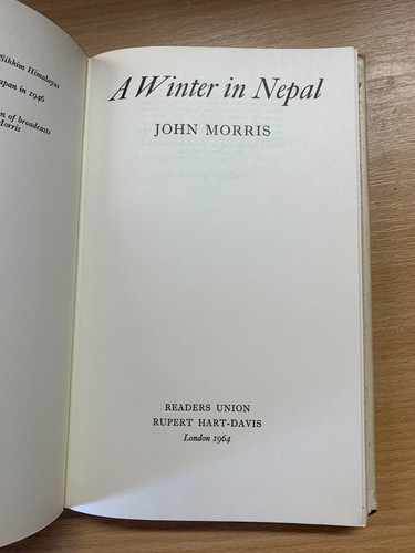 1964 "Un Invierno En Nepal" John Morris Libro Ilustrado Tapa Dura (P3) - Imagen 5 de 19