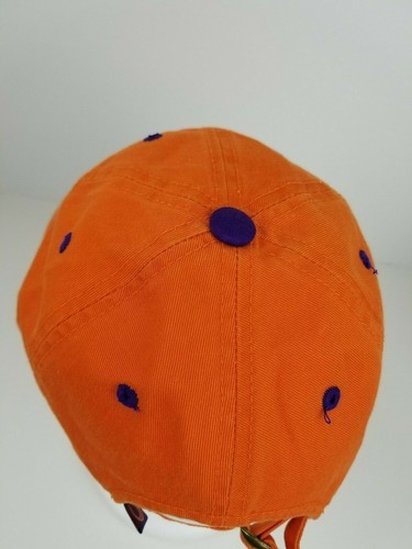 Gorra bordada con tirantes Tigres de fútbol americano de la Universidad de Clemson NCAA OC Deportes - Imagen 5 de 7