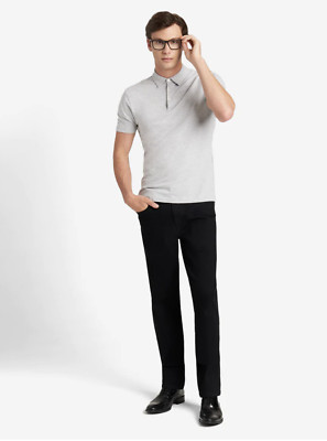 Kenneth Cole Men's Straight Fit Stretch Denim Jeans