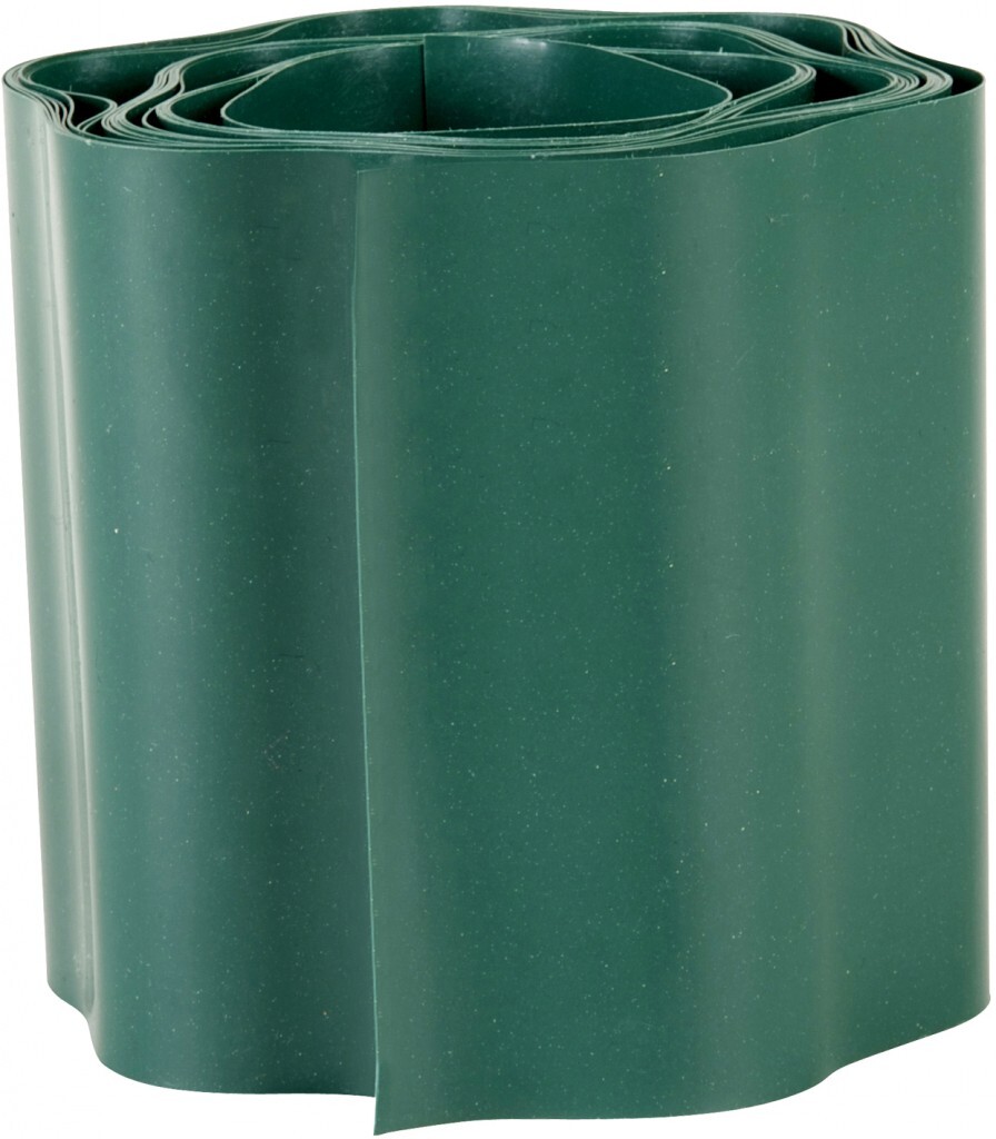 6M Garden Lawn Edging Green Plastic Wave Landscape Edging Flower Bed