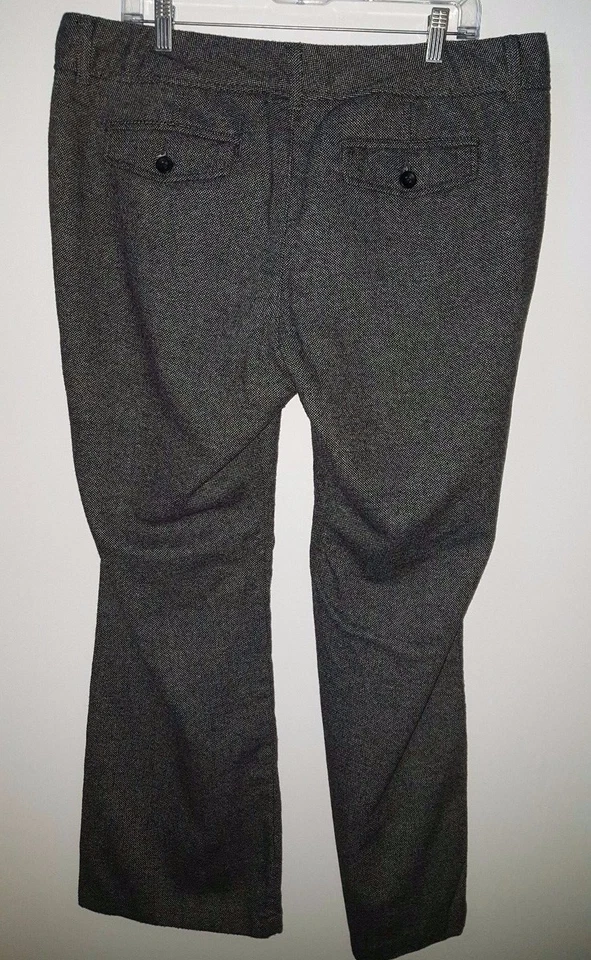 Pantalones para mujer Old Navy talla 16 negro blanco lana reciclada Foto 3 de 3