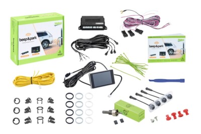 EINPARKHILFE HINTEN 4 SENSOREN MIT LCD-DISPLAY