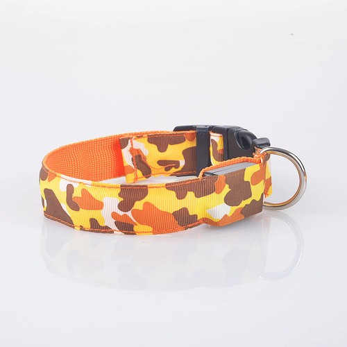 LED Glow Collar Dog Puppy Pet Flashing Light Safety Glow In The Dark FAST POST - Picture 55 of 81