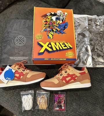KITH X-MEN ASICS Gel Lyte III 07 Size 10 w/Card /749 GAMBIT MARVEL