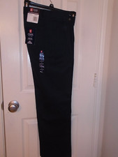 Boys Chaps Navy Boy Approved Schoolwear Pleated, Pockets Regular Size 14 NWT