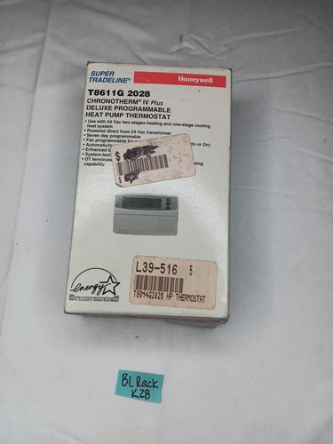 Honeywell T8611G 2028 Chronotherm IV Deluxe Programmable Heat Pump Thermostat