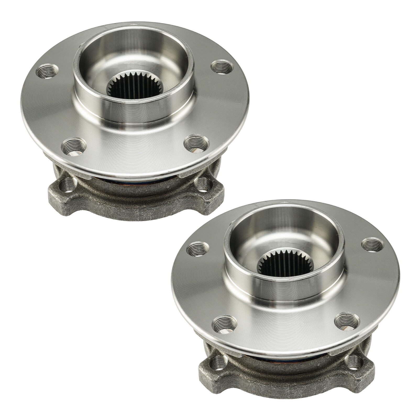 Front Driver & Passenger Side Wheel Bearing Hubs For BMW X5 X6 2007 - 2018 AWD