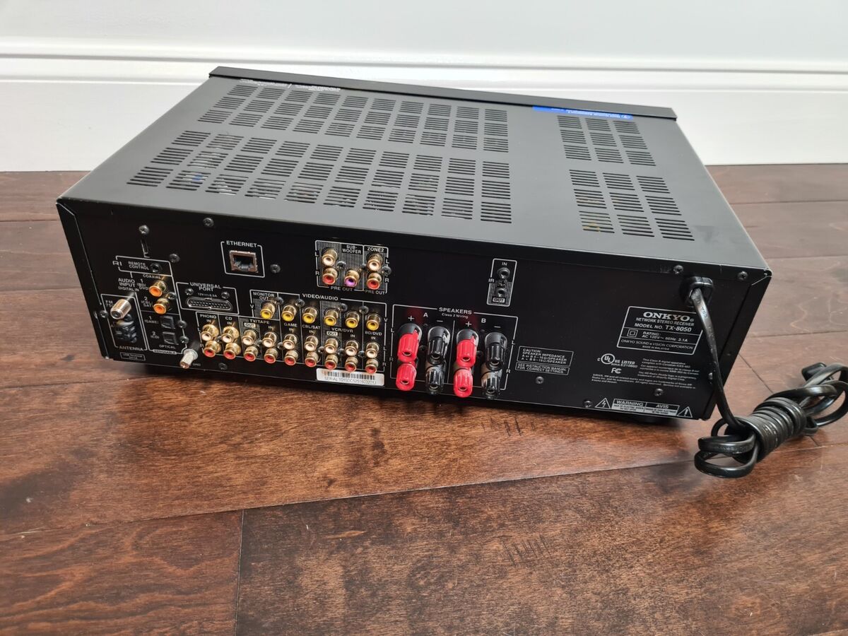 Onkyo TX-8050 2-Channel Audio/Video Receiver AM/FM Radio Onkyo TX-8050 2-Channel Audio/Video Receiver AM/FM Radio