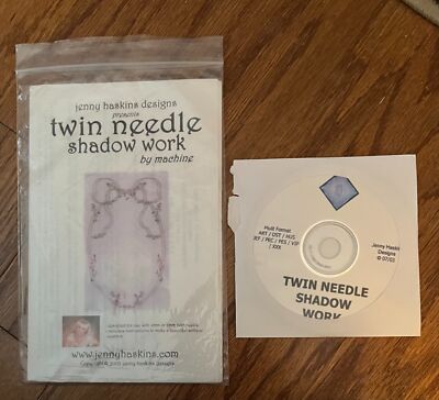 JENNY HASKINS DESIGNS ~TWIN NEEDLE SHADOW WORK~ CD