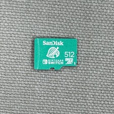 SanDisk Micro SD XC 1 For the Nintendo Switch / Lite 512 GB SDXC UHS-I