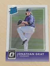 2016 Donruss Optic #48 Jonathan Gray RR Colorado Rockies RC 