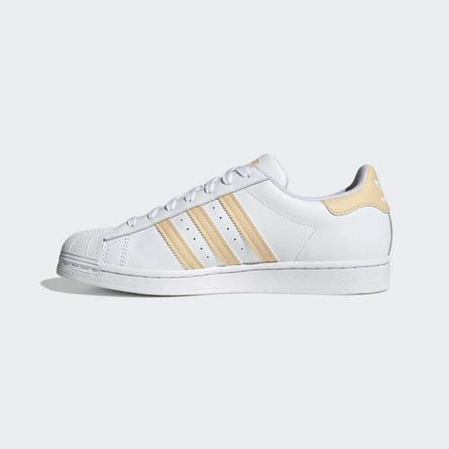 Adidas Originals Men's Superstar Shoes | White/Glow Orange/Glow Pink | 8.5 M - Picture 3 of 8
