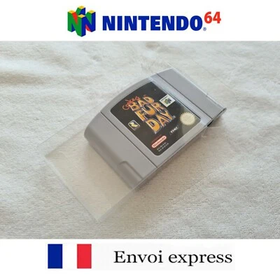 Protection transparente Cartouche Nintendo 64 N64 - box boitier protector sleeve