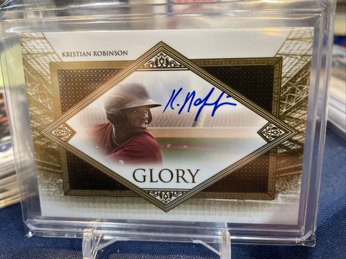 2020 Futera Unique Baseball Kristian Robinson Glory Auto /4 SSP! Diamondbacks - Picture 3 of 6