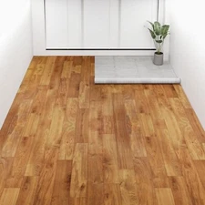 Oxdigi Vinyl Flooring Roll 53 sq.ft | 3'4"W x 16'5"L, PVC Leather-Like Linole...