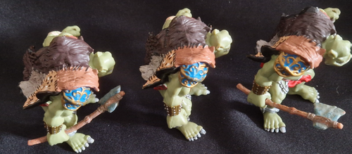 Papo Green Troll Ogre 3.5" PVC Figure 2002 Mythical x3 - Picture 7 of 8